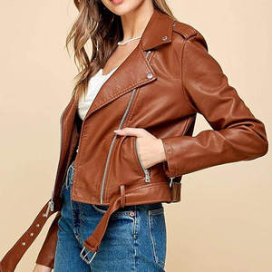 แจ็คเก็ตบอมเบอร์หนังเคลือบผู้ชายแบบใหม่ล่าสุด ลายพรางแบบกำหนดเอง คอตั้ง โลโก้ด้านหน้า สไตล์ไฮสตรีท ไซส์ XS ราคาถูก - Product Image 2