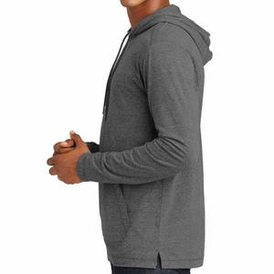 Sudadera con capucha de algodón de alta calidad French Terry de gran tamaño, Sudadera con capucha gruesa de lana con hombros caídos, sudaderas con capucha personalizadas lisas en blanco para hombres - Product Image 3