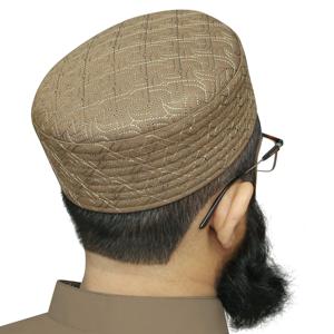 Casquettes OEM Offre Spéciale avec logo personnalisé pour musulman Chapeaux Casquettes Prier Respirant Mosquée Masjid Caps Chapeaux Pour Musulmans - Product Image 1