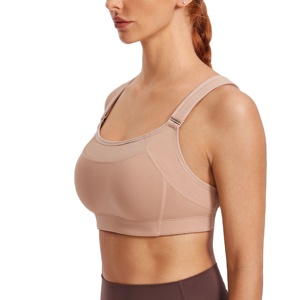 2026 Latest Design Women's High Support Seamless Sports Bra Custom Logo Printing Breathable Gym Wear at Price Sports Bra 2026 - Product Image 3
