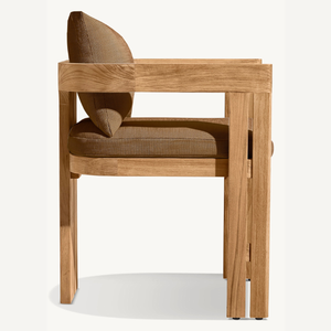 Chaise simple en teck en vente chaude, style moderne, adaptée à l'extérieur, avec des pieds solides et durables - Product Image 5