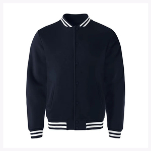 Man <b>Jacket</b> Hot Sale <b>Retro</b> Sleeves Wool <b>Leather</b> Varsity <b>Jacket</b> for Men Letterman <b>Jackets</b> Custom logo Embroidery Hooded Varsity - Product Image 6