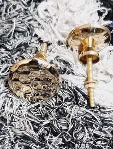 Perilla de puerta de cobre y latón de estilo antiguo, herrajes decorativos Vintage sólidos para puertas principales, armarios, muebles - Product Image 5