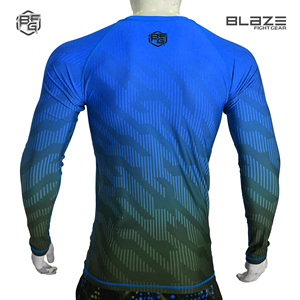 Rashguard para hombres BJJ MMA de poliéster apandex de alta calidad hecho a medida - Product Image 5