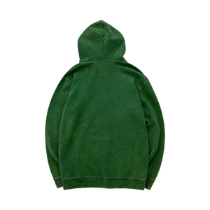 Custom Bulk Pullover Unisex <b>Hoodie</b> <b>Green</b> Acid Wash Blank Streetwear Oversized Hoodies 2026 - Product Image 2