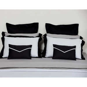 Parure de lit élégante en ivoire pour lit king size avec drap et taie d'oreiller luxueux pour chambre principale - Product Image 3