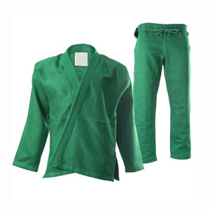 Uniforme de algodón y poliéster de alta calidad para hombres adultos Karate Gi WKF aprobado peso ligero blanco personalizado ropa de artes marciales caliente - Product Image 2