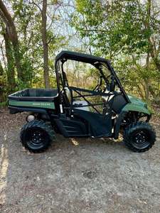 Véhicule utilitaire ouvert UTV vert 4 places, Quad Crossover avec benne de chargement, moteur diesel 4 temps, certifié CEE, manuel, pour utilisation agricole et sur sentiers - Product Image 4