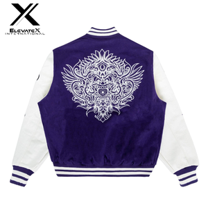 Chaqueta Varsity de Béisbol Personalizada de Alta Gama para Hombre, Estilo Urbano Americano de Lujo, Lona Premium, Invierno, Nueva, de Fabricante - Product Image 2
