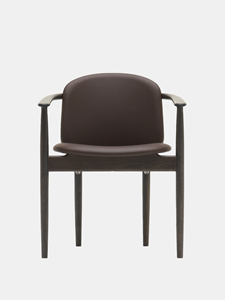 Juego de sillas de comedor de lujo modernas para hotel, sala de estar al aire libre, muebles de restaurante de cuero con mechones - Product Image 2