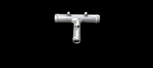 Conector en T de aluminio para manguera de calefacción tipo T de AZTEC ENGINEERS PRIVATE LIMITED para sistema de refrigeración King Long Golden Dragon - Product Image 3