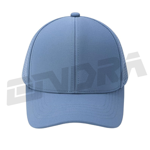 Casquette snapback à séchage rapide pour hommes avec maille découpée au laser, tissu respirant, bord incurvé, coupe élégante, design réglable, sport de plein air décontracté - Product Image 2
