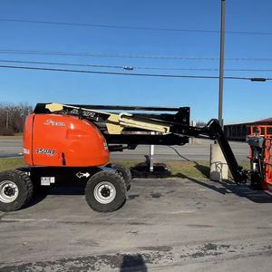 Nacelle élévatrice tractable 450AJ essence/diesel, plateforme élévatrice pour personnel 14,2 m, charge utile 300 kg, table en acier 2300x1800 mm - Product Image 2