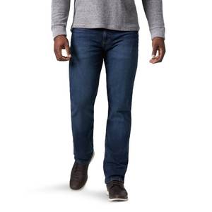 Noir Gris Denim Jeans Pantalon Hommes Automne Noir Bleu Foncé Straigh Hommes Jeans Pantalon Classique Caaual Coton Stretch Taille 40 42 44 - Product Image 1