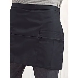 Delantal de cintura personalizado con bolsillo con cremallera para merchandising - Product Image 3