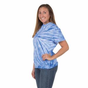 Camiseta Tie-Dye para mujer, camiseta personalizada, Tie-Dye, impresión 3D de tela de poliéster, camiseta de verano - Product Image 4