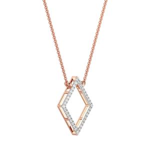 Colgantes de Aniversario para Mujer con Forma de Cruz, Chapados en Oro Rosa, Estilo Religioso, con Circonita/Moissanita/Lab de Certificación GIA - Product Image 6