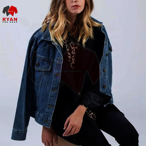 Veste en jean décontractée pour femmes, fabricant, logo personnalisé, OEM, ODM, veste en jean pour femmes - Product Image 6