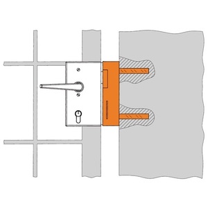 Boîte de rangement galvanisée à visser AMF 147-40 pour ouvre-portes électriques - Product Image 3