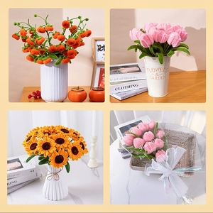 منظفات أنبوبية متعددة الألوان-قطع مشغولات يدوية ، منظفات أنبوبية من الشنيل ، سيقان الشنيل تصنعها بنفسك - Product Image 5