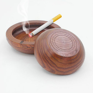 Cenicero de madera clásico hecho a mano, nuevo diseño para fumar cenizas, venta al por mayor de fábrica India - Product Image 5