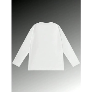 Men's all-<b>match</b> solid color casual <b>long</b>-sleeved T-shirt all-<b>match</b> autumn and winter style pure cotton street wear - Product Image 2
