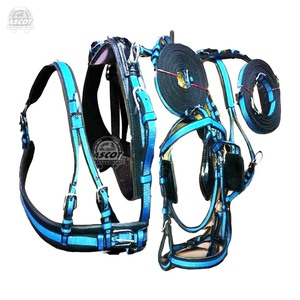 Vente en gros de harnais de conduite de cheval synthétique ensemble d'accessoires de cheval personnalisés en nylon PVC meilleur vendeur indien - Product Image 1