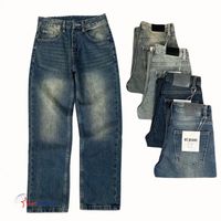 Jean Harem Homme Taille Moyenne Décontracté et Habillé, Tissu Denim de Travail Ajusté, Qualité Supérieure, Fournisseur ODM, Vente en Gros du Vietnam