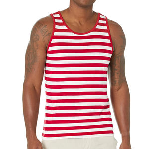 Débardeur de sport pour homme sans manches, léger, longueur standard, respirant, séchage rapide, polyester/coton, couleur unie, personnalisable, haute qualité - Product Image 1