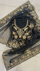 <strong>Latest</strong> <strong>Designer</strong> Outfit Premium Collection Butterfly <strong>Net</strong> With Embroidery Salwar <strong>Suit</strong> Woman Fashion At Wholesale Rate - Product Image 5