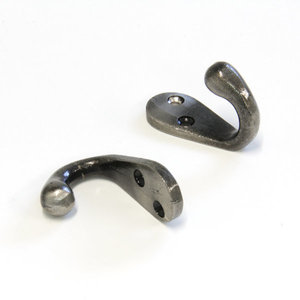 Dual Prong Modern Metal Coat Hanger Heavy Duty Wall Mounted Hat Hardware 2 Screws Kitchen Bathroom Clothing Jewelry Storage - Product Image 1