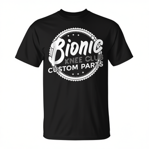 Camiseta Bionic Knee Club Custom Parts para Uso en Centros de Rehabilitación - Product Image 2
