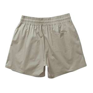 กางเกงกีฬาขาสั้นระบายอากาศได้ดีสำหรับผู้ชายกางเกงขาสั้นทรงหลวมผ้าคอตตอนโพลีเอสเตอร์สีกากีสำหรับฤดูร้อน - Product Image 4