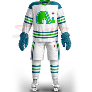 Jersey de hockey sobre hielo ajustado de alta calidad hecho a medida uniforme deportivo con logotipo y nombre del equipo OEM estilo de conjunto bordado - Product Image 3