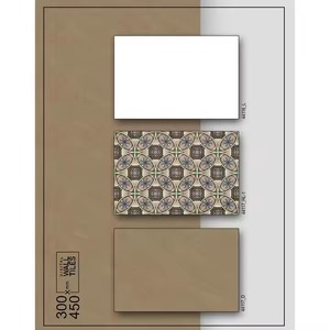 Azulejos de pared de cocina de cerámica india de diseño moderno 30x45 Cm 300x450mm 12x18 pulgadas azulejo esmaltado impreso brillante Interior Digital - Product Image 5