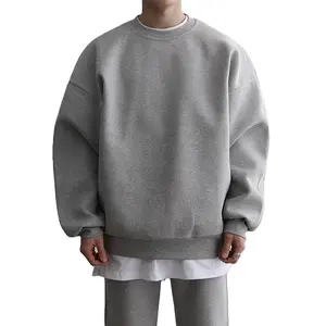 Fabricant OEM Sweat-shirt à col rond de haute qualité 100% coton avec logo 3D Pull à col rond personnalisé sans capuche