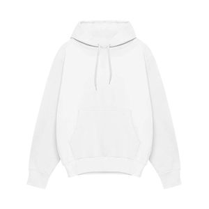 Venta al por mayor de sudaderas y sudaderas de algodón Fleece Blank Oversized Impresión personalizada Hip Hop Winter Outdoor Men's Hoodies - Product Image 6