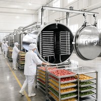 Industriële grote vriesdroogmachine oplossing voor groenten en fruit, massale droging in fabrieken JXFD-2000/2400