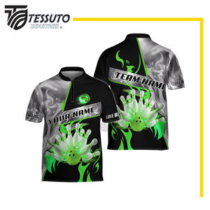 Uniforme Deportivo Transpirable, Cómodo y Ligero para Hombre, para Bolos de Césped, Antiarrugas, Impresión Digital Personalizable, 100% Poliéster - Product Image 5