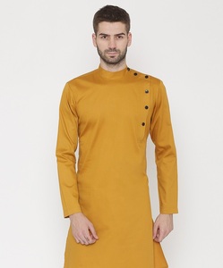 Todos los tamaños disponibles por encargo Jubbah thobes Al Daffah Thobes Color sólido liso Manga larga Calidad superior Nueva llegada Hombres Thobes - Product Image 6