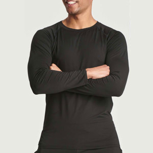 Best Selling Long Sleeve <b>Compression</b> T <b>Shirt</b> Gym Athletic Workout Cold Weather Round Neck <b>Compression</b> <b>Shirt</b> For Men - Product Image 5