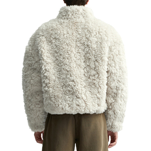 Sweat-shirts pour hommes en coton lourd 240 g/m², design uni d'hiver, découpe personnalisée, pull à col rond avec impression et broderie - Product Image 4