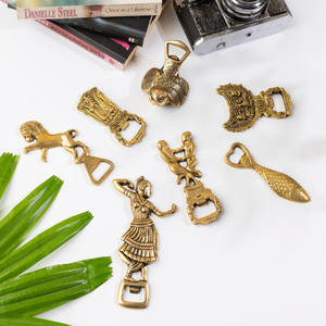 รูปแกะสลักทองเหลืองแบบดั้งเดิมทำมือ,ที่เปิดขวดเบียร์โซดาอุปกรณ์ใช้ในห้องครัวของตกแต่งชายหาดแต่งงาน STP-36 - Product Image 3