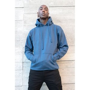 เสื้อมีฮู้ดแฟชั่นขนแกะไม่มีลายสำหรับผู้ชายเสื้อสเวตเชิ้ตมีฮู้ดแบบ unisex ราคาถูก - Product Image 3