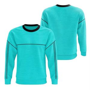 Logotipo personalizado Hip Hop Heavy Plain Pullover Streetwear 100% algodón liso blanco para hombre cuello redondo sudadera de gran tamaño - Product Image 6