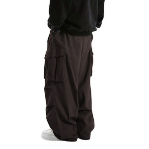 Pantalons de survêtement décontractés pour hommes 100% coton, taille mi-haute, avec logo brodé, ample, taille élastique, écologique, séchage rapide, en molleton - Product Image 6