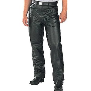 กางเกงหนังเทียมสำหรับผู้ชายกางเกงวิ่งออกกำลังกายสีเหลืองธรรมดากางเกงทำงานแบบลำลองสำหรับ2025 - Product Image 3