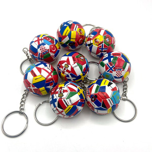 Football Flag PVC Keychain Souvenir - Product Image 1