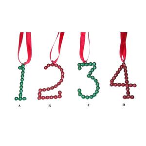 2025 nuevo diseño clásico decoración colgante de Navidad de alta calidad tamaño personalizado Metal decoración del hogar artesanía india artículo al por mayor - Product Image 1