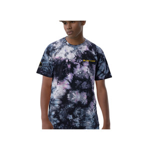 Camiseta Shaka Wear de gran tamaño lavada con ácido Tie-Dye estilo Vintage 220 gramos camisetas serigrafiadas de seda Camiseta larga de longitud pesada - Product Image 1